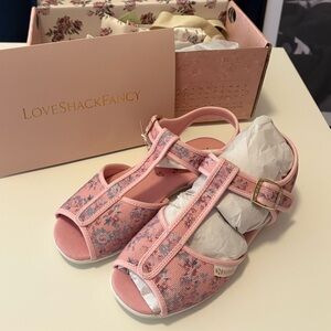 LoveShackFancy x Superga Sandals
